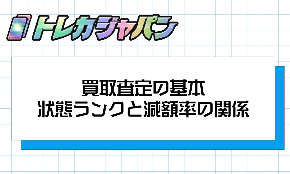 買取査定の基本|状態ランク(S〜D)と減額率の関係