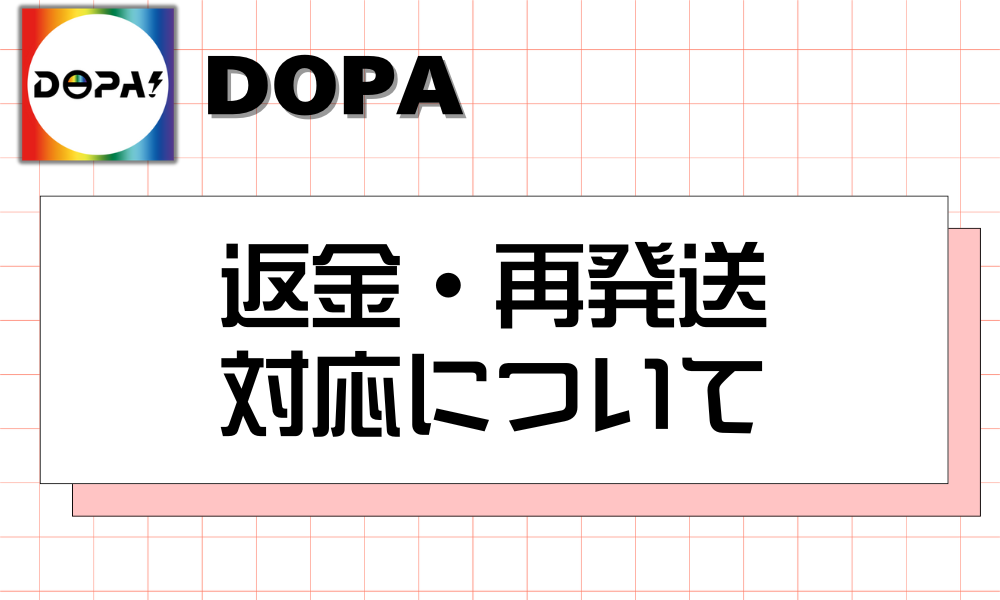 返金・再発送 対応について