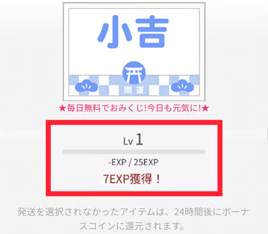 レベルアップ