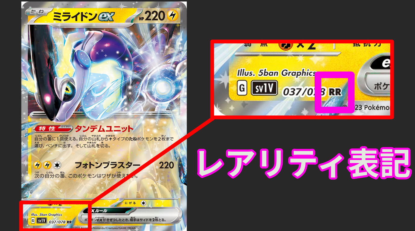 レアリティ表記