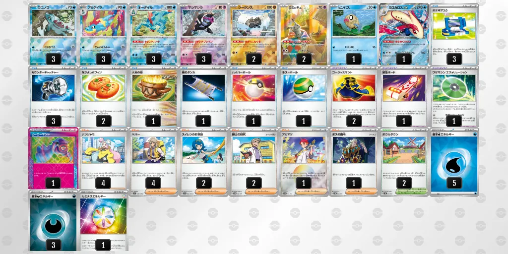 オーダイルデッキ バトルパートナーズ環境