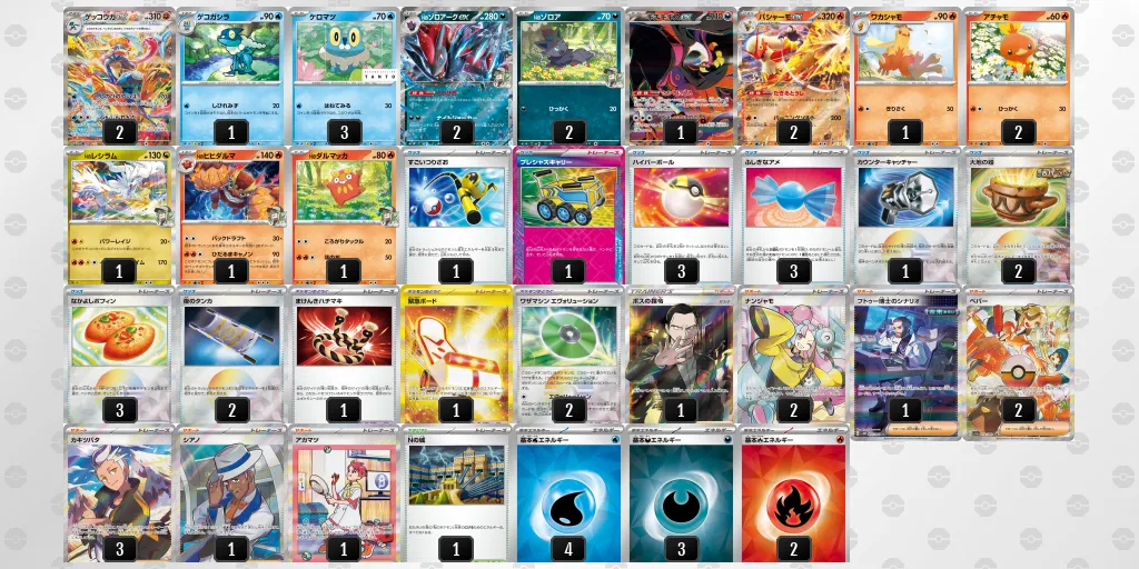 ゲッコウガexデッキ バトルパートナーズ環境