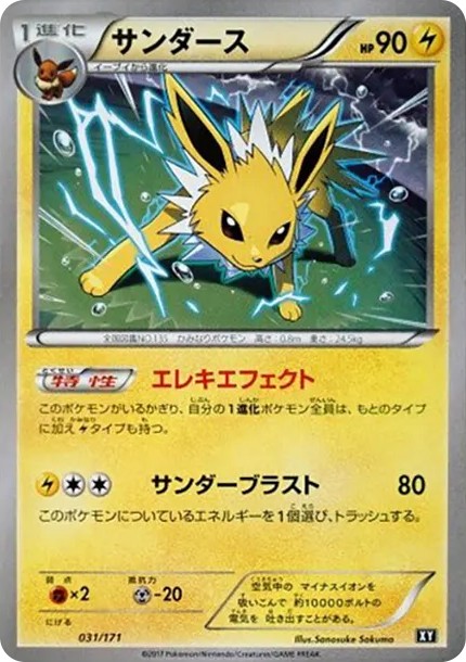 サンダース (XY-BEST 031/171)