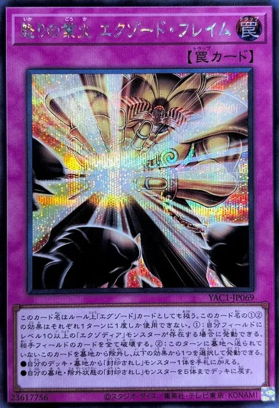 怒りの業火 エクゾード・フレイム (YAC1-JP069-se)