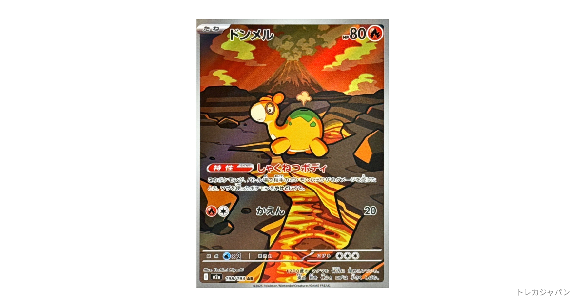 ゆ*う様 世界に1枚 2003年発売 PSA鑑定品 ポケモンカード ドンメル● ドンメル【AR】{198/193} - カードラッシュ[ポケモン]