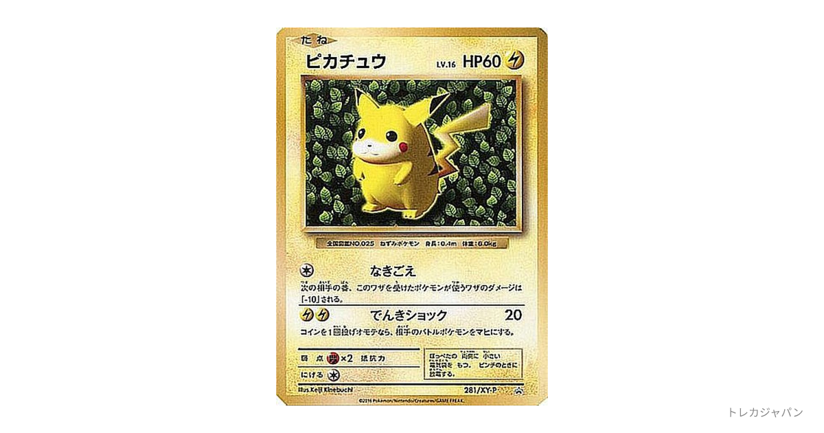 ピカチュウ: プロモ（プロモーションカード「XY-P」/XY-P 281/XY-P）の