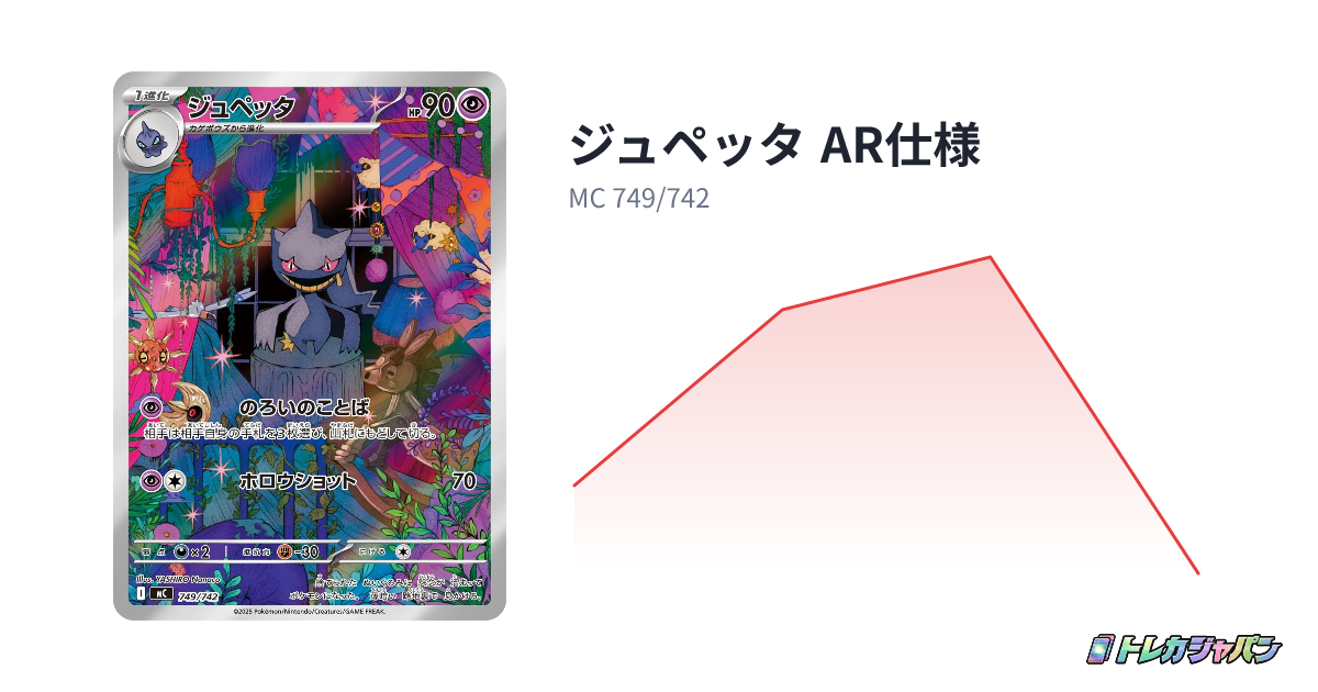 ジュペッタ AR仕様（スタートデッキ100 バトルコレクション/MC 749/742
