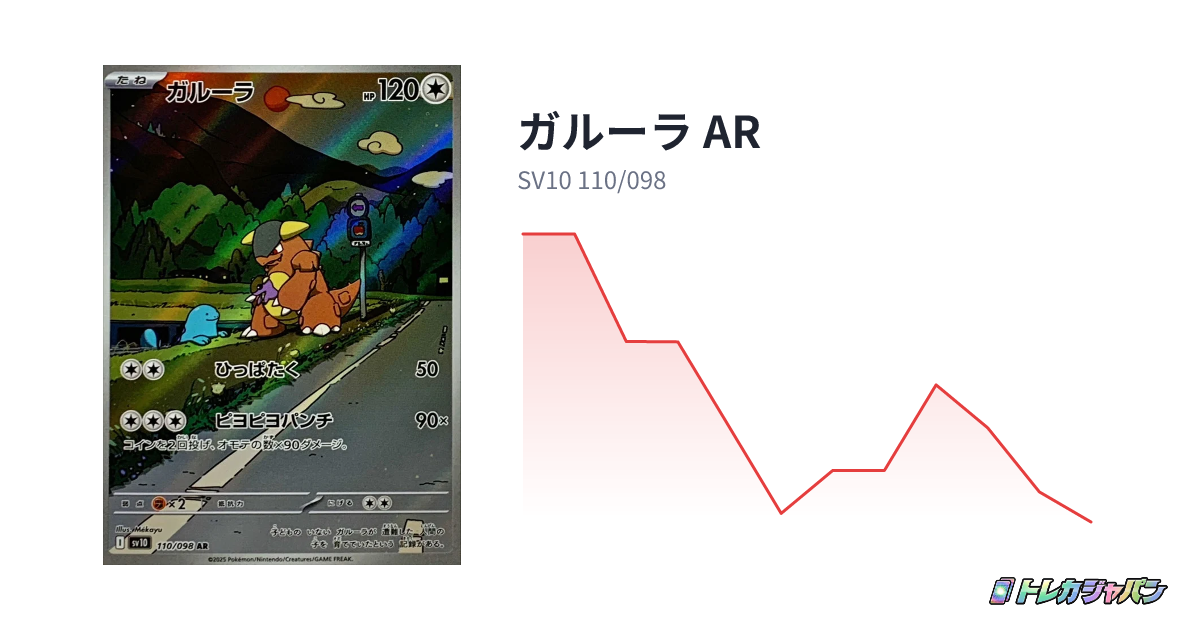 ガルーラ AR（拡張パック「ロケット団の栄光」/SV10 110/098）の値段