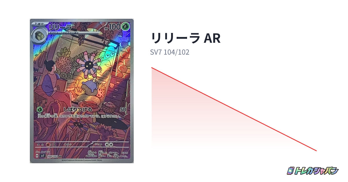 リリーラ AR（拡張パック「ステラミラクル」/SV7 104/102）の値段