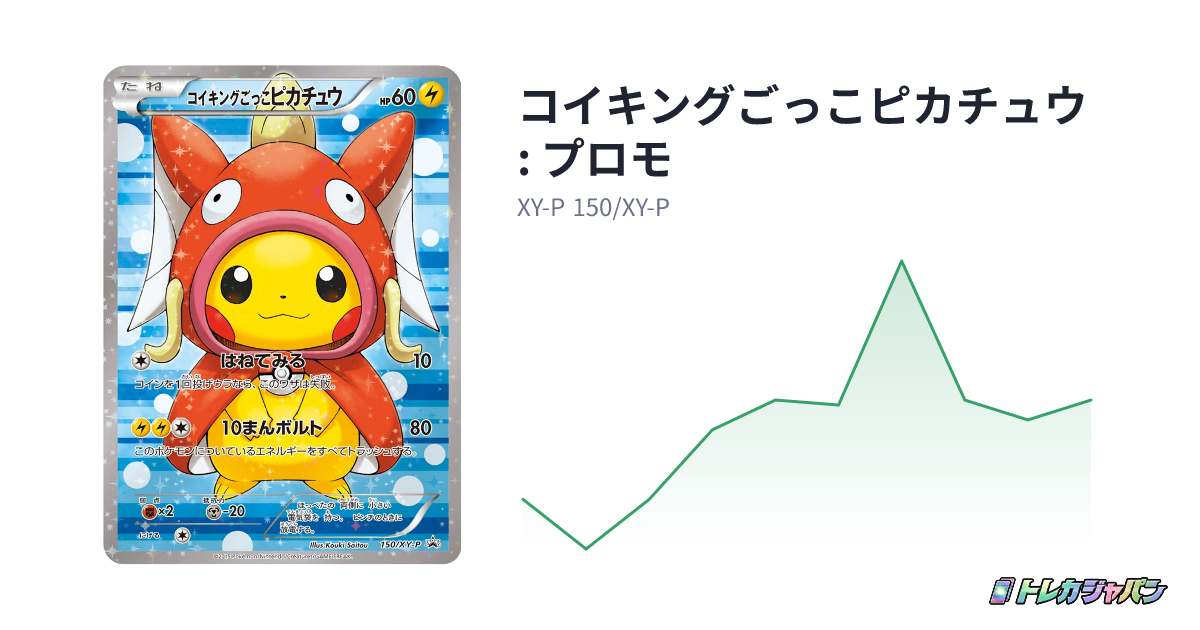 コイキングごっこピカチュウ: プロモ(プロモーションカード「XY-P コイキングごっこピカチュウ: プロモ(プロモーションカード「XY-P