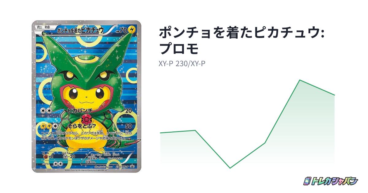 ポンチョを着たピカチュウ: プロモ（プロモーションカード「XY-P」/XY